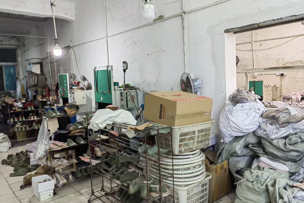 Our women's shoe production workshop